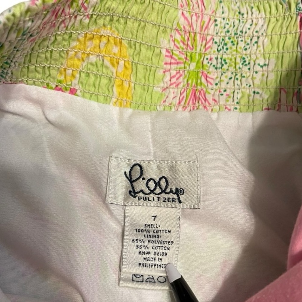 Lilly Pulitzer Derby Days Halter Dress Size 7 White Label - Picture 7 of 7